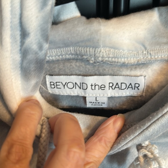 Gray Tie-Dye Women's Hoodie and Joggers Set - Picture 2 of 6